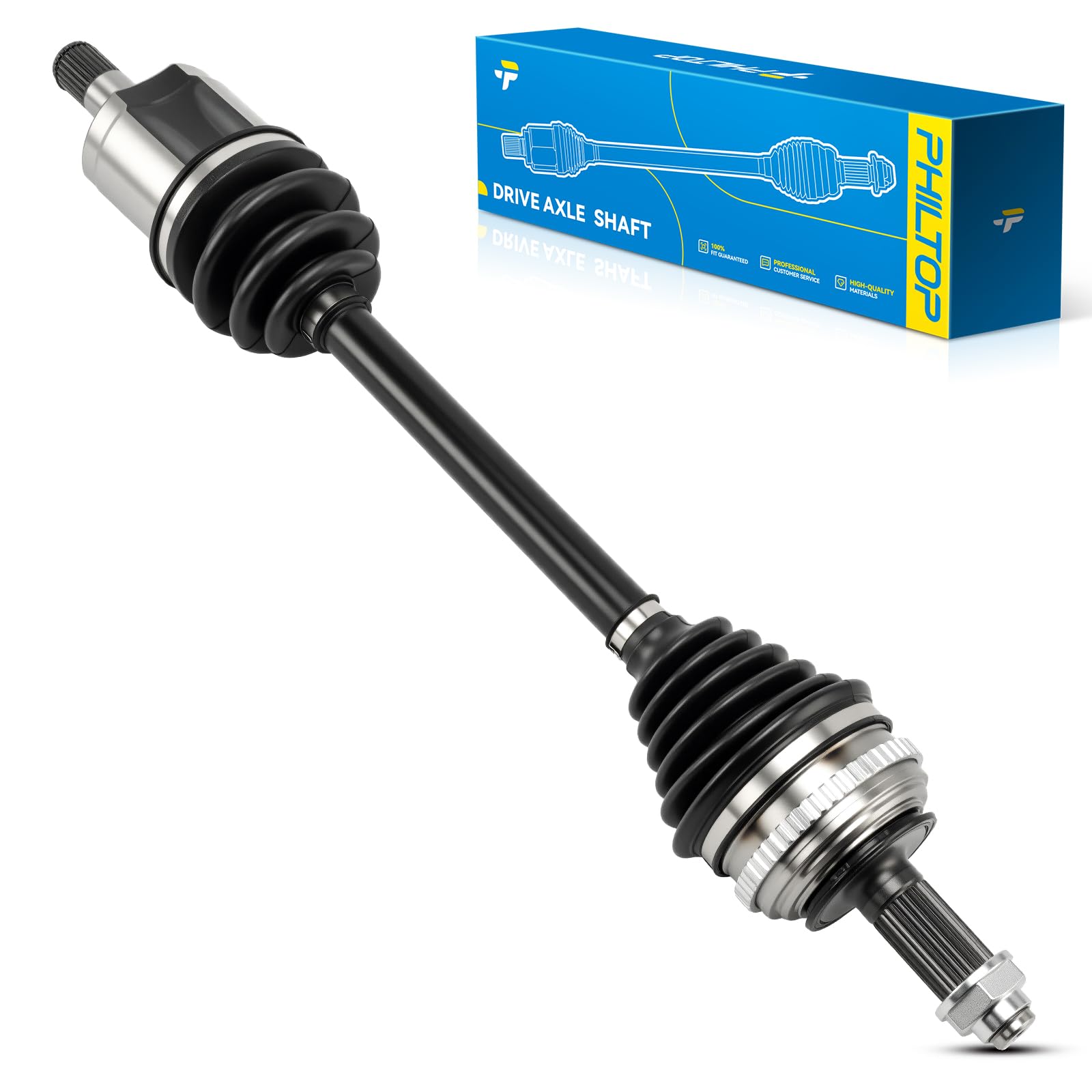 PHILTOP Front Right CV Axle Shaft Assembly for Honda Civic 1992-2000, Honda Civic del Sol 1993-1997, 66-4064 CV Axle Shafts