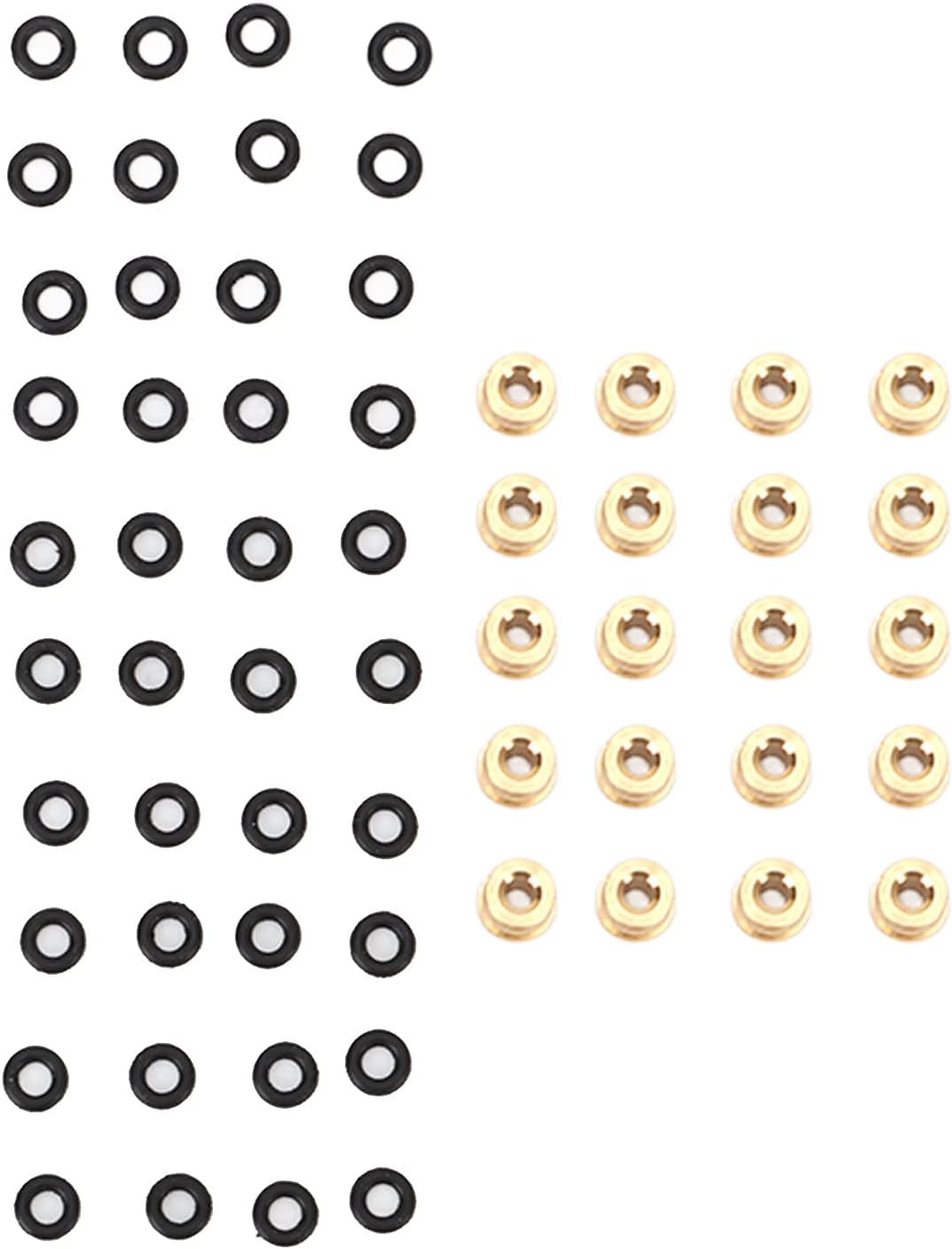 Taidda 20 Pcs Durable Brass RC Shock Damper Ball Head for Axial SCX24, Improve Performance for Remote Control Car Enthusiasts