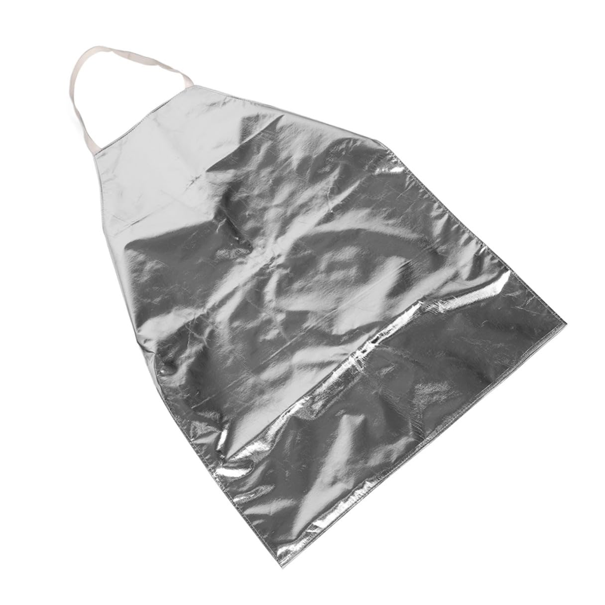 Hitzebeständige Aluminiumschürze mit Feuerfestem Schutz Reflektierende Aluminiumfolie Verstellbare Passform für Metallverarbeitung Glasherstellung und Industriellen Arbeitsschutz