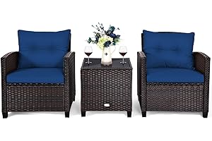 3 Piece Patio Furniture Set