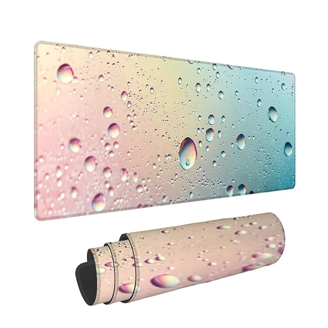 Podkładka pod mysz XXL krajobraz - 1600x800x3mm - wielokolorowa duża mata na biurko z przeszytymi krawędziami i antypoślizgowa wodoodporna do komputera, przenośna poprawia precyzję i szybkość -36198