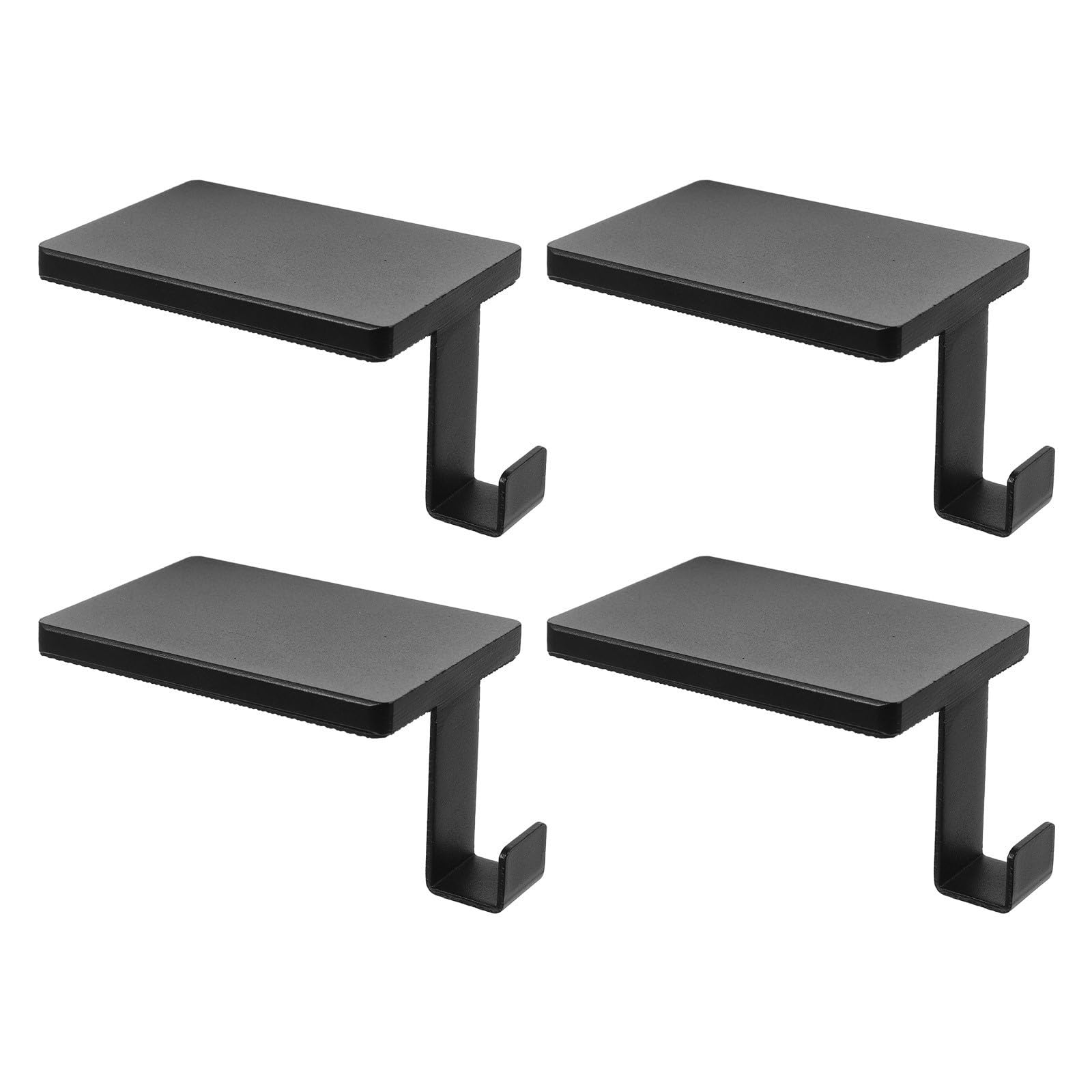 Toyvian 4 Piezas Colgador de Calcetines Navideños Negro de Hierro para