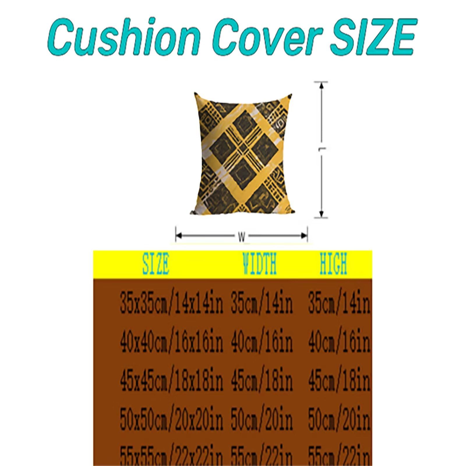 Kopfkissenbezug Black and Yellow Outdoor 60x60cm Kissenbezug THDZ-1812