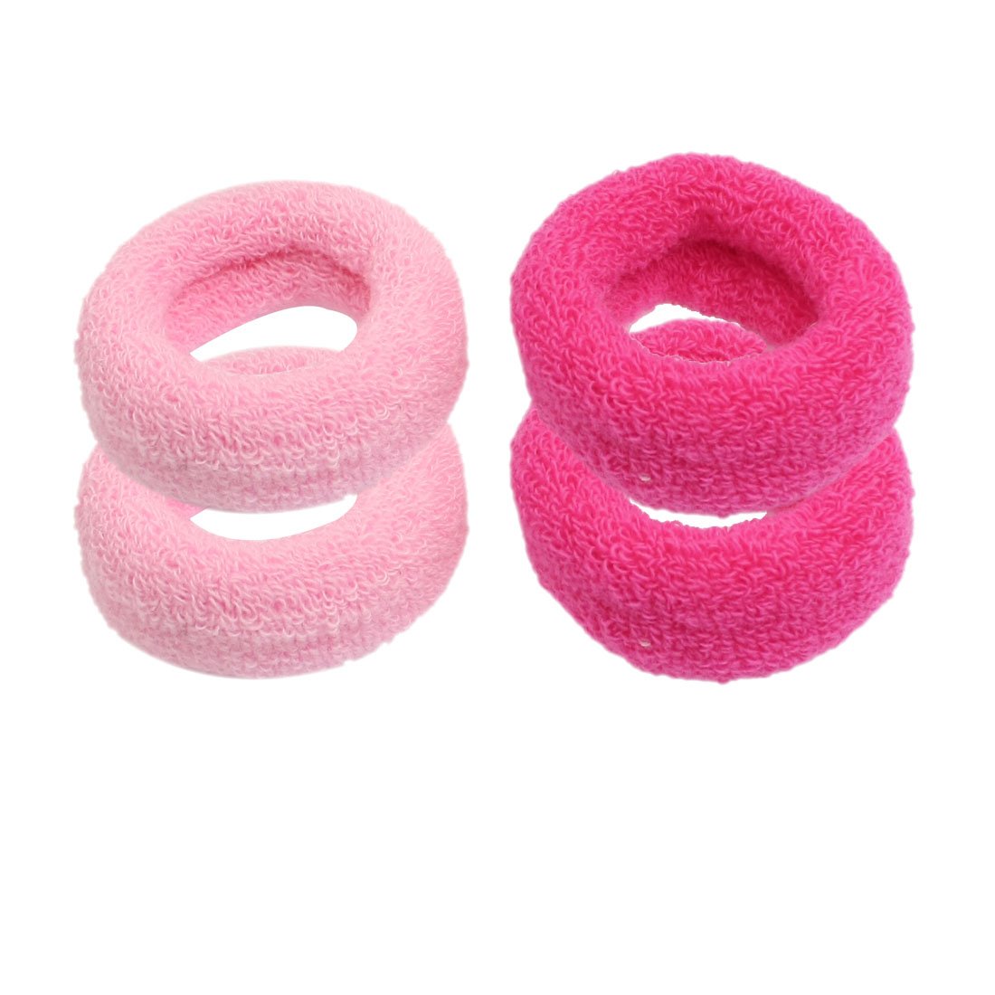 ZHuidjo 2 Pairs Watermelon Red Pink Acrylic Elastic Ponytail Holder for Lady (SN: 7ce 7f5 033 09f 7a1)