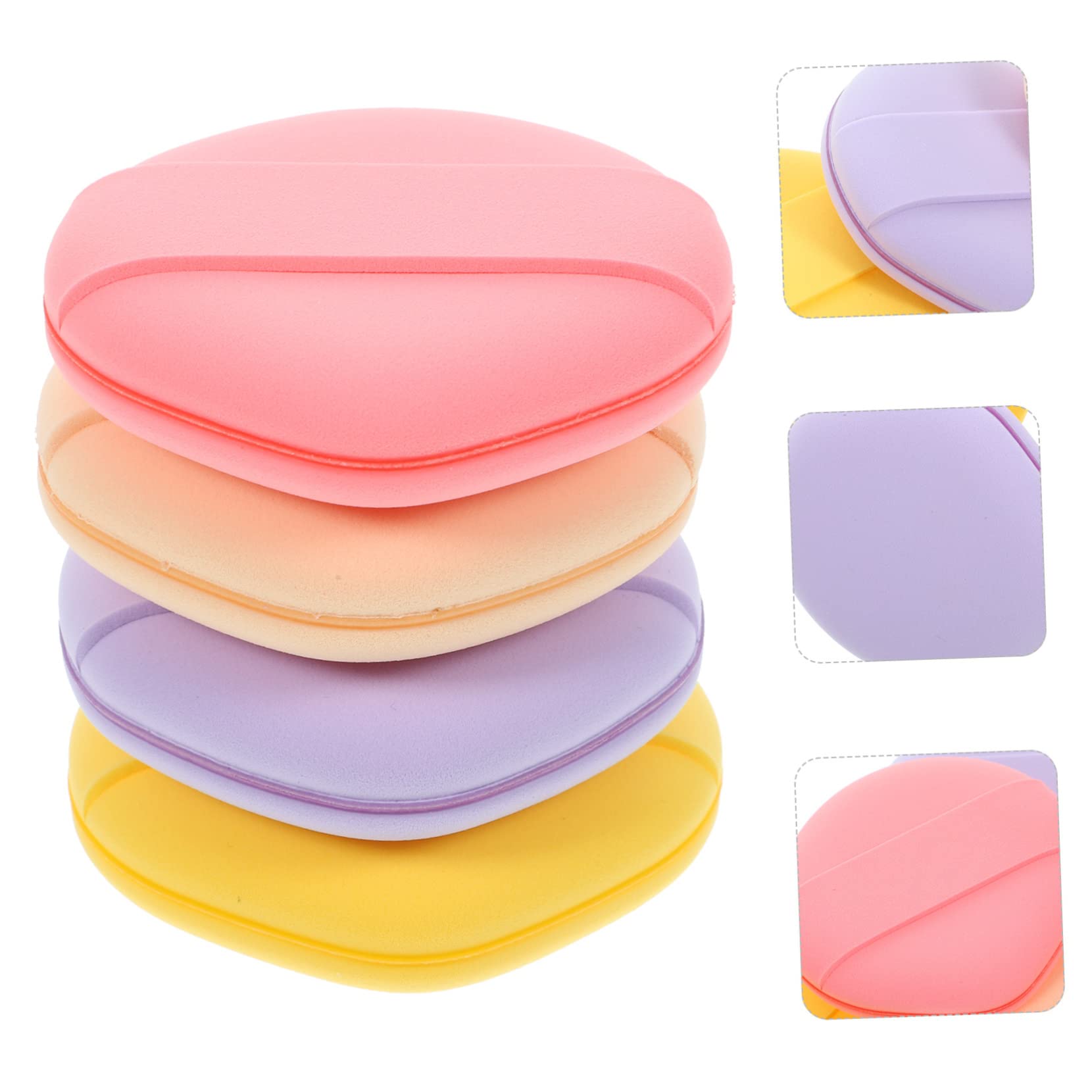 FRCOLOR 5 Set Di Spugne Per Il Trucco Essenziali Spugne Rotonde Morbide Per Strumento Di Sfumatura Per Fondotinta Formato Da Viaggio 4 Pezzi*5