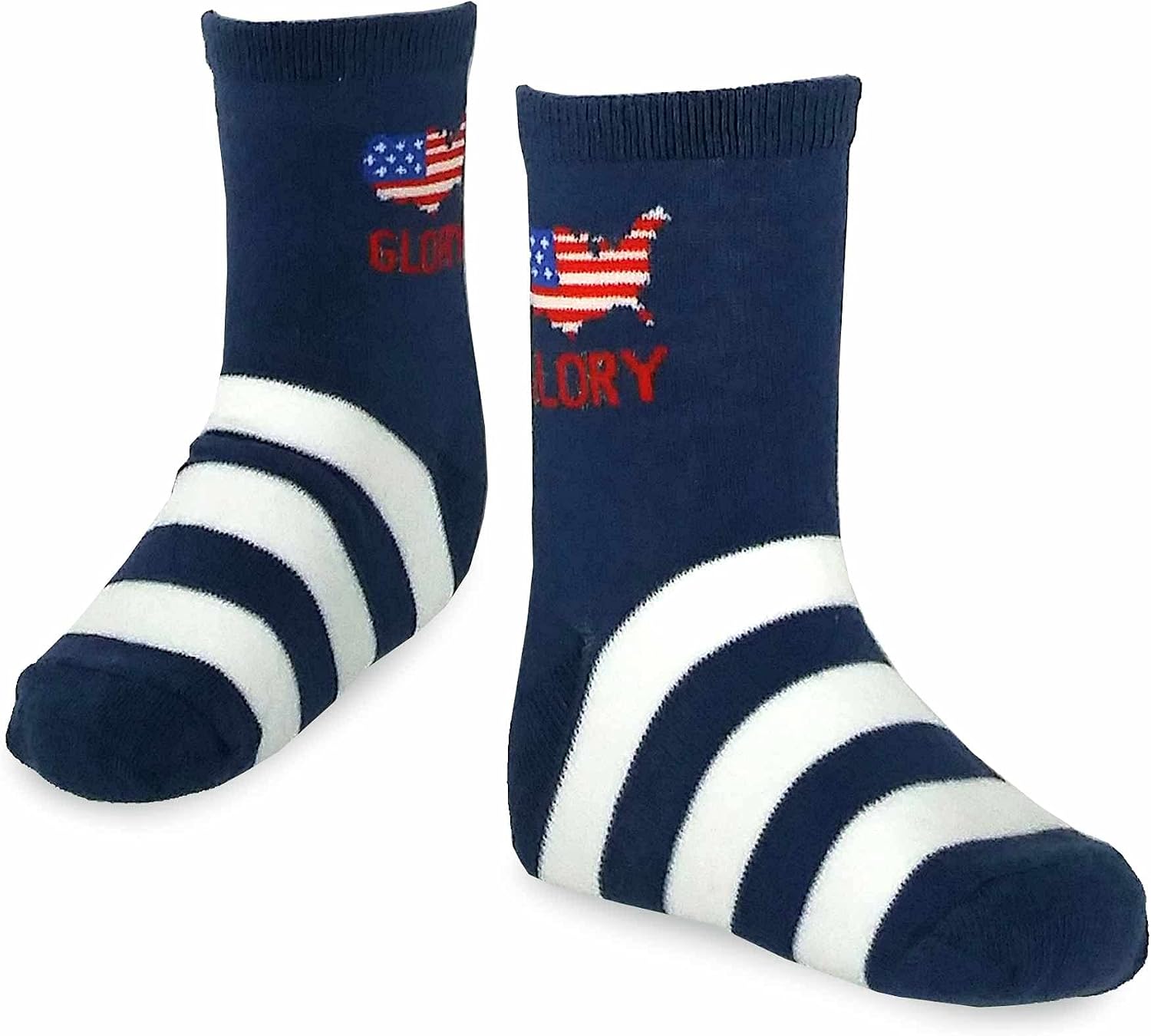 Little Kids Toddler Boys' Everyday Casual Crew Socks Cotton Sports Stripes Camouflage Rugby Stripe 6-Pairs