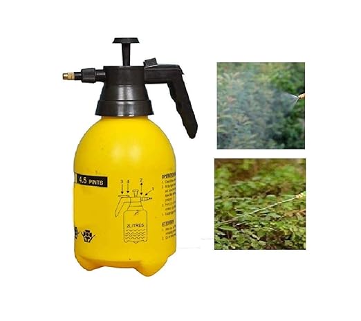 Kisan Kraft KK-PS2000 Standard Manual Sprayer (2 Litre), Multicolour, (Colour May Vary)