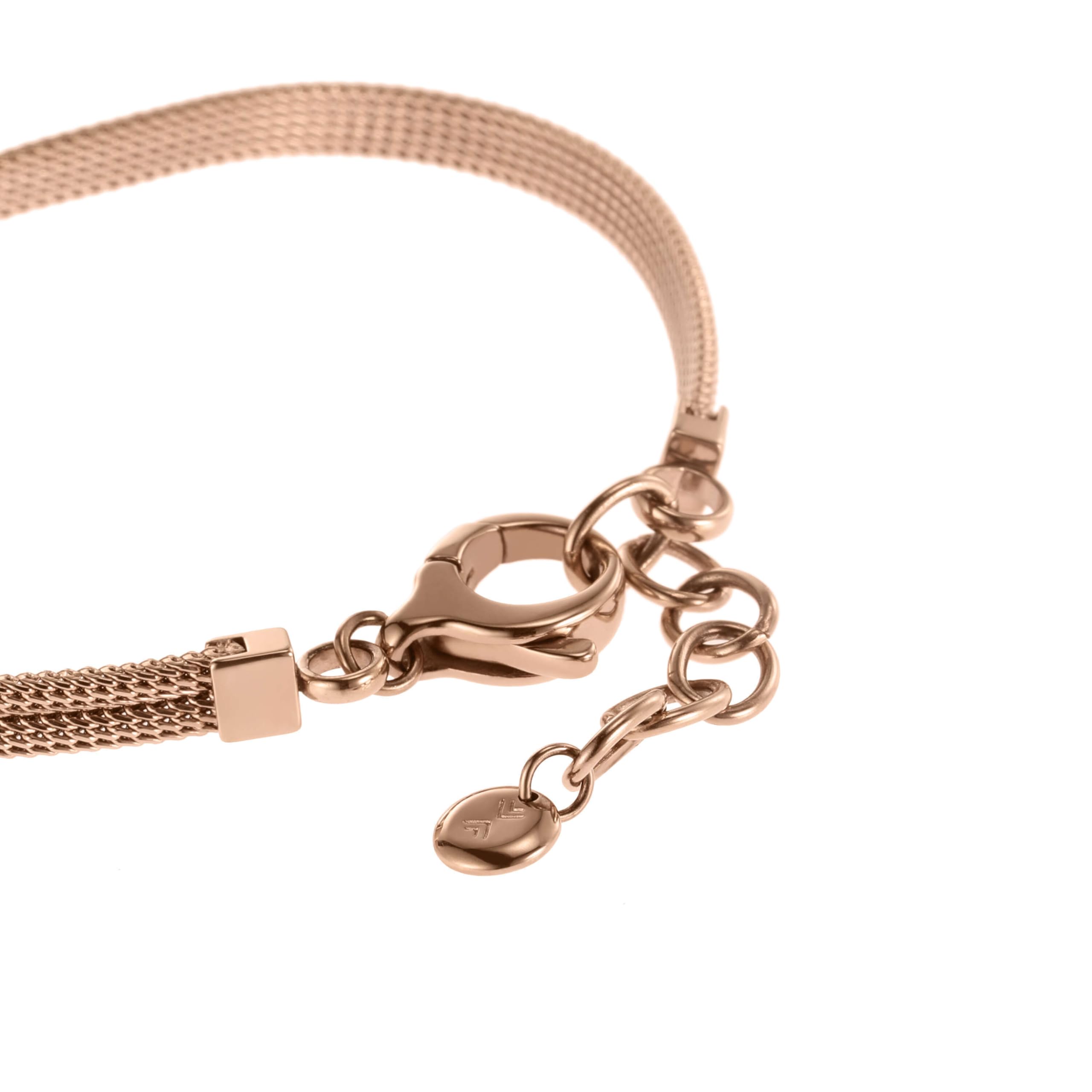 Skagen Damenarmband aus Edelstahl und Halbedelmetall oder Messing mit Karabinerverschluss