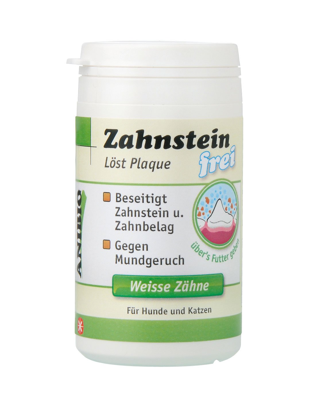 Anibio Zahnstein-frei - für die Zahnpflege bei Hunden und Katzen - 60 g