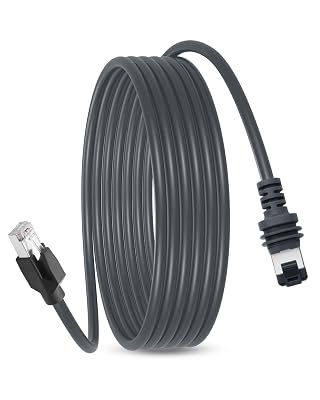 CERRXIAN Ethernet Cable for Starlink Mini Kit, Starlink Cable to RJ45 Replacement Cable for StarLink Mini Dish Portable & 1200Mbps High Speed (2M/6.6FT)