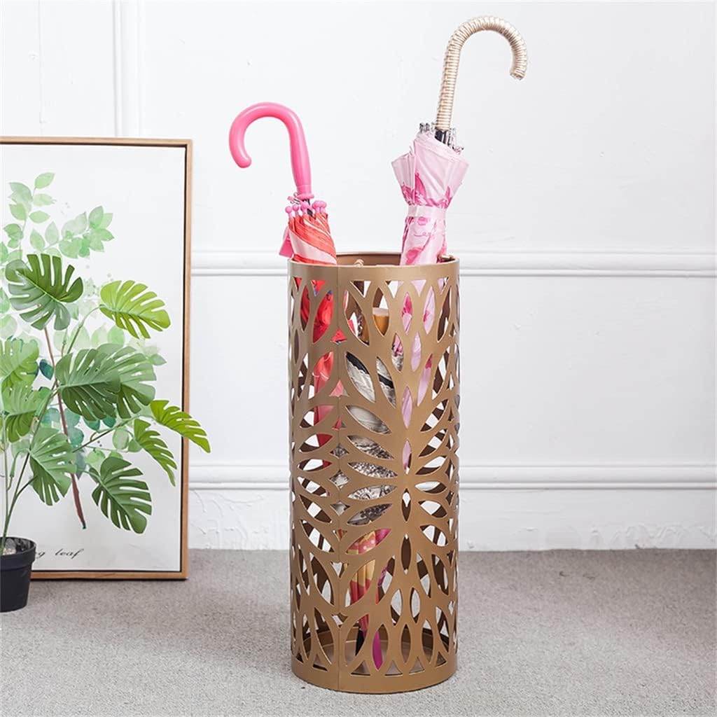 Iron Hollow Umbrella Stand Umbrella Storage Rack Shelf Umbrella Stand Organizer for Home Office Shop