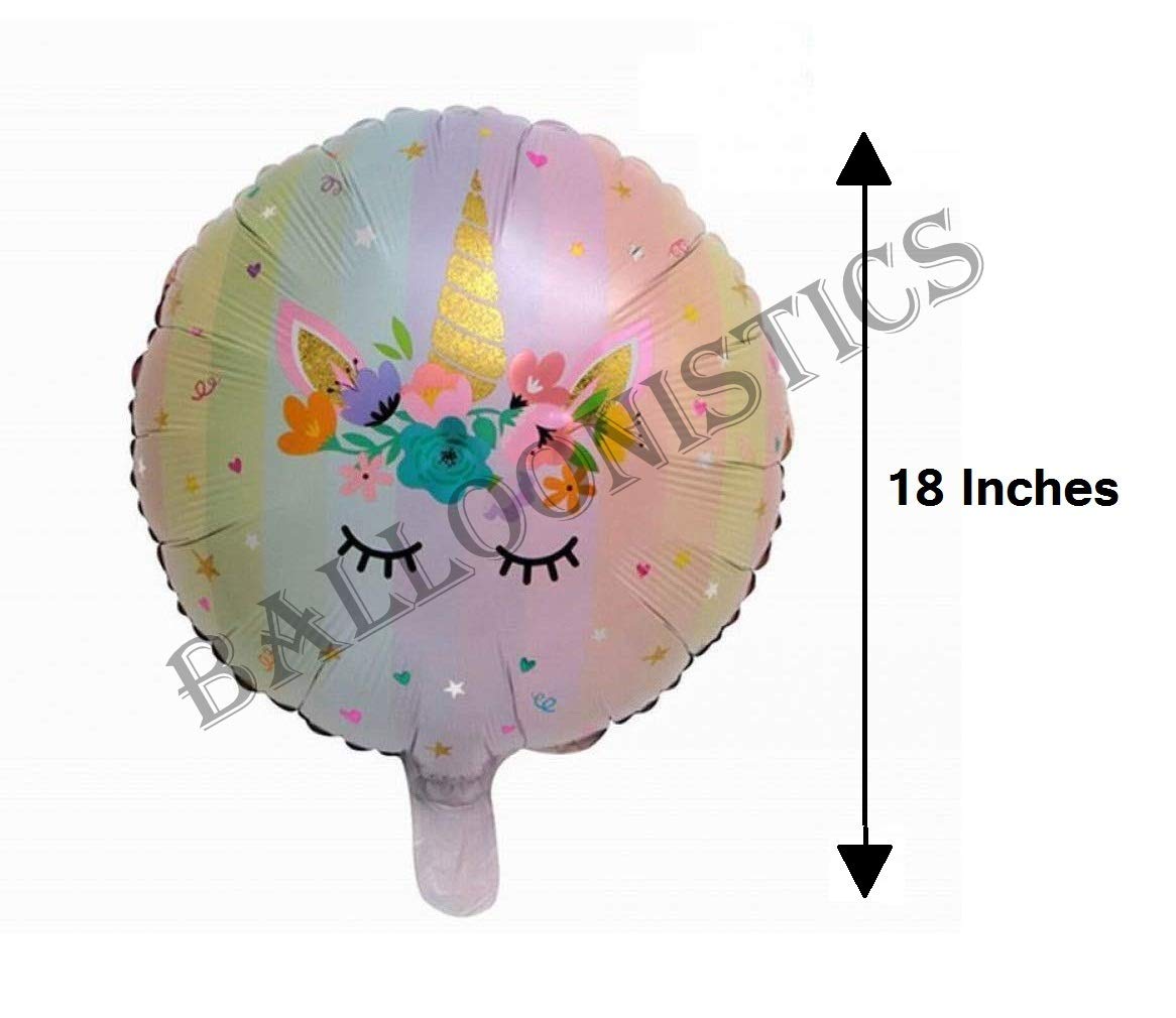 Balloonistics 18 Inches Unicorn Horn Foil Balloon - Pack of 1 - Image 2 thumbnail