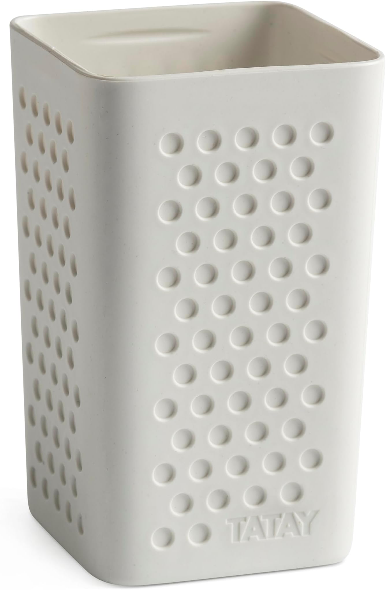 WENKO Vaso Portaspazzolini Signs - Grigio - Accessorio Bagno In Ceramica - 2