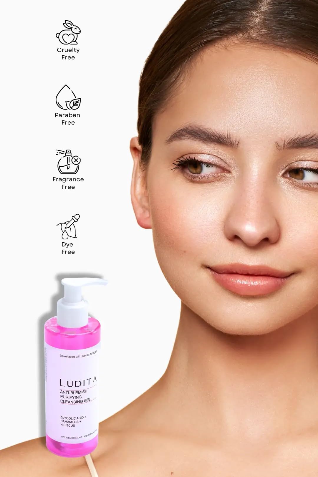 Ludita Karma, Yağlı ve Lekeli Ciltler İçin Arındıcı Yüz Yıkama Jeli