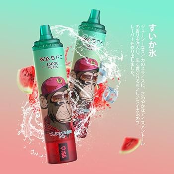 Amazon | 電子タバコ使い捨てVAPE WASPE 15000回吸引可能 12風味