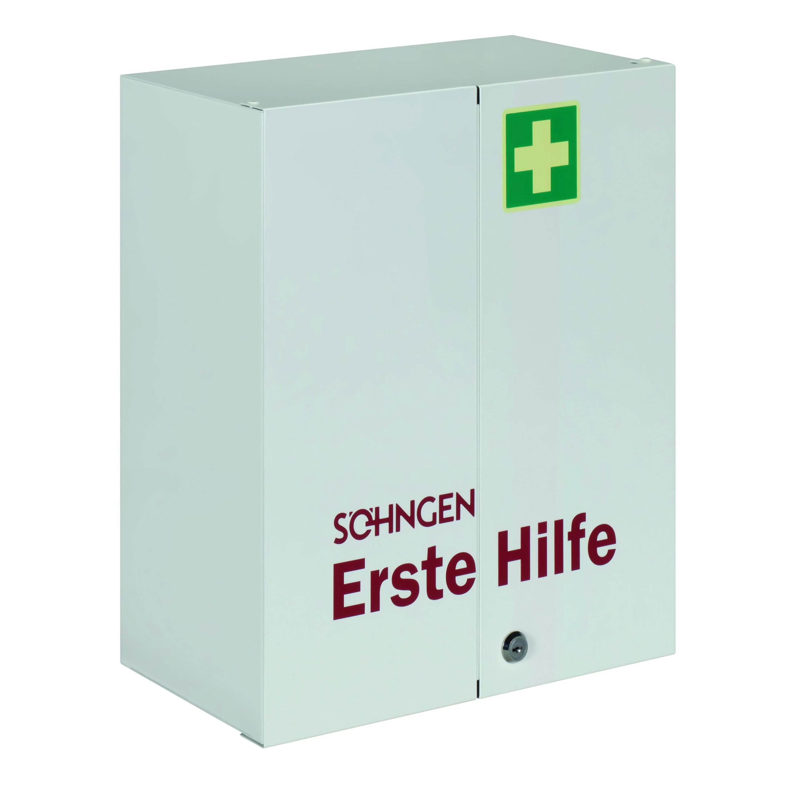 5001004 Verbandschrank Rom, weiß, Stahlblech, ASR A4.3/DIN 13169 aus Stahl