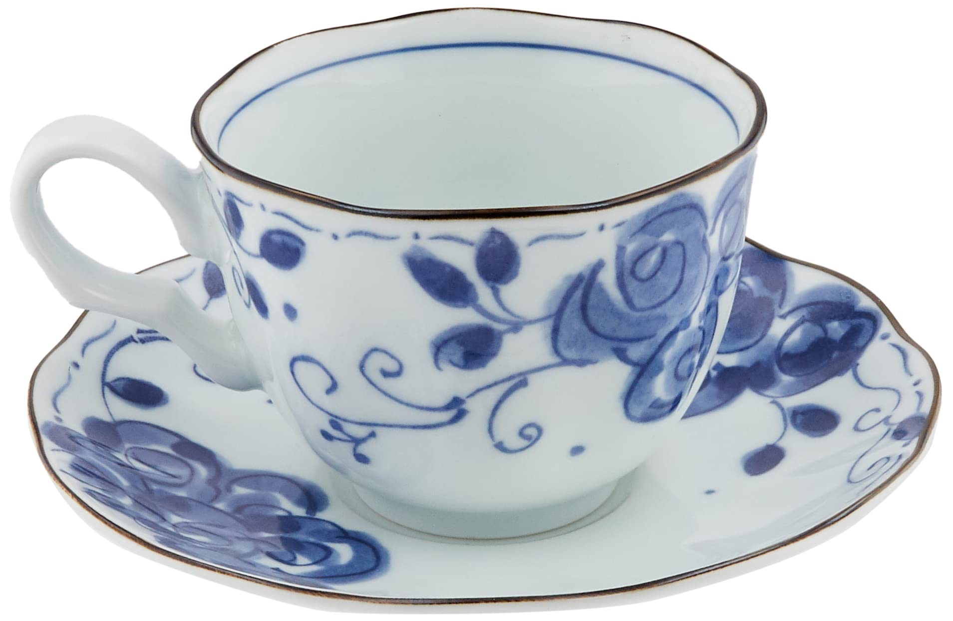 Sanrio 307737 Hello Kitty Blue Rose (Dyed) Cup & Saucer (with Presentation Box)
