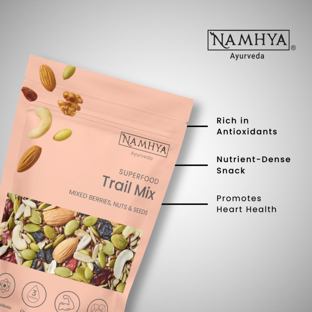 Namhya Premium Trail Mix | Energy Packed Fitness Snacking | 125g Pack of 4 3