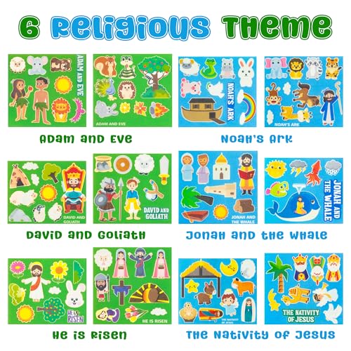 Watinc Religious Bible Felt Story Finger Puppets thumb #1