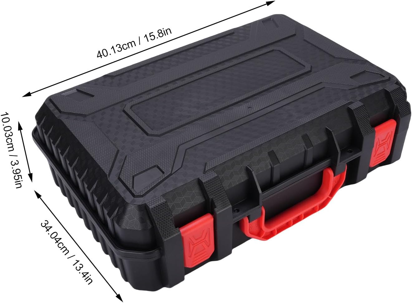 Mini Case Hard Satellite Case, Water Proof Protective Storage Box with 5M Car Charger to DC Power Cord, for Outdoor RV Off Road Vehicle