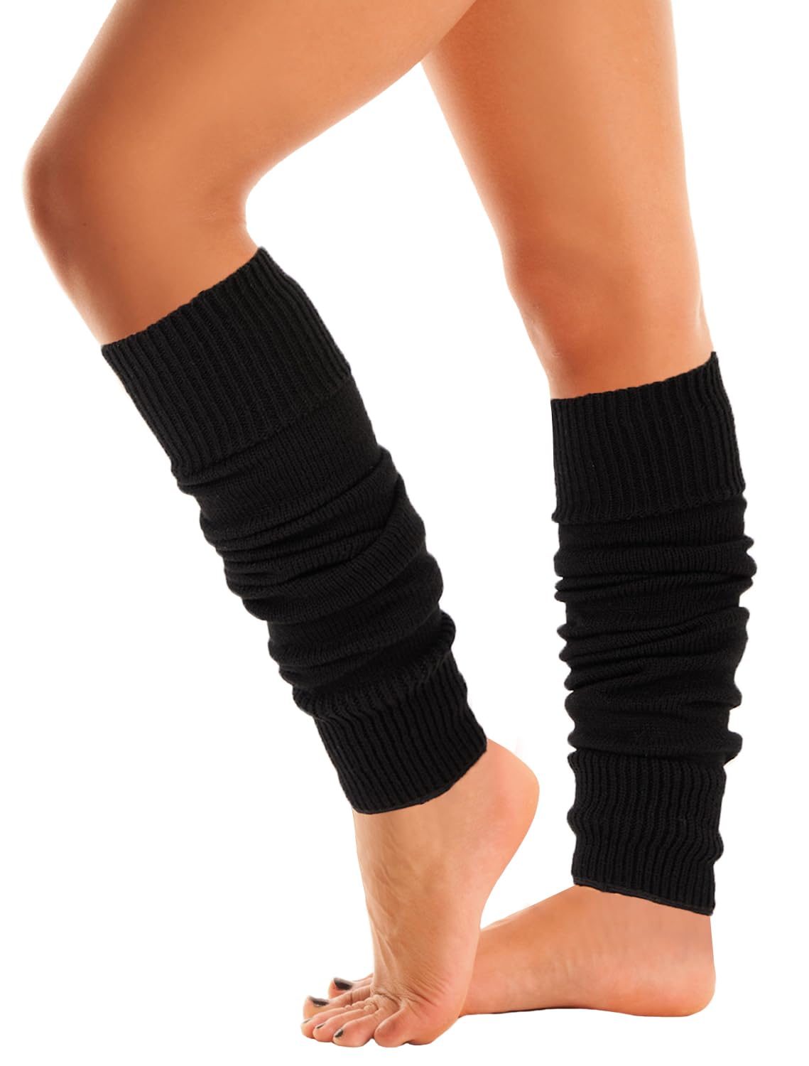 Leg Warmers Extra Soft Stylish Fancy Winter 80s Party Dance Neon Long Legwarmers for Women Girls Ladies