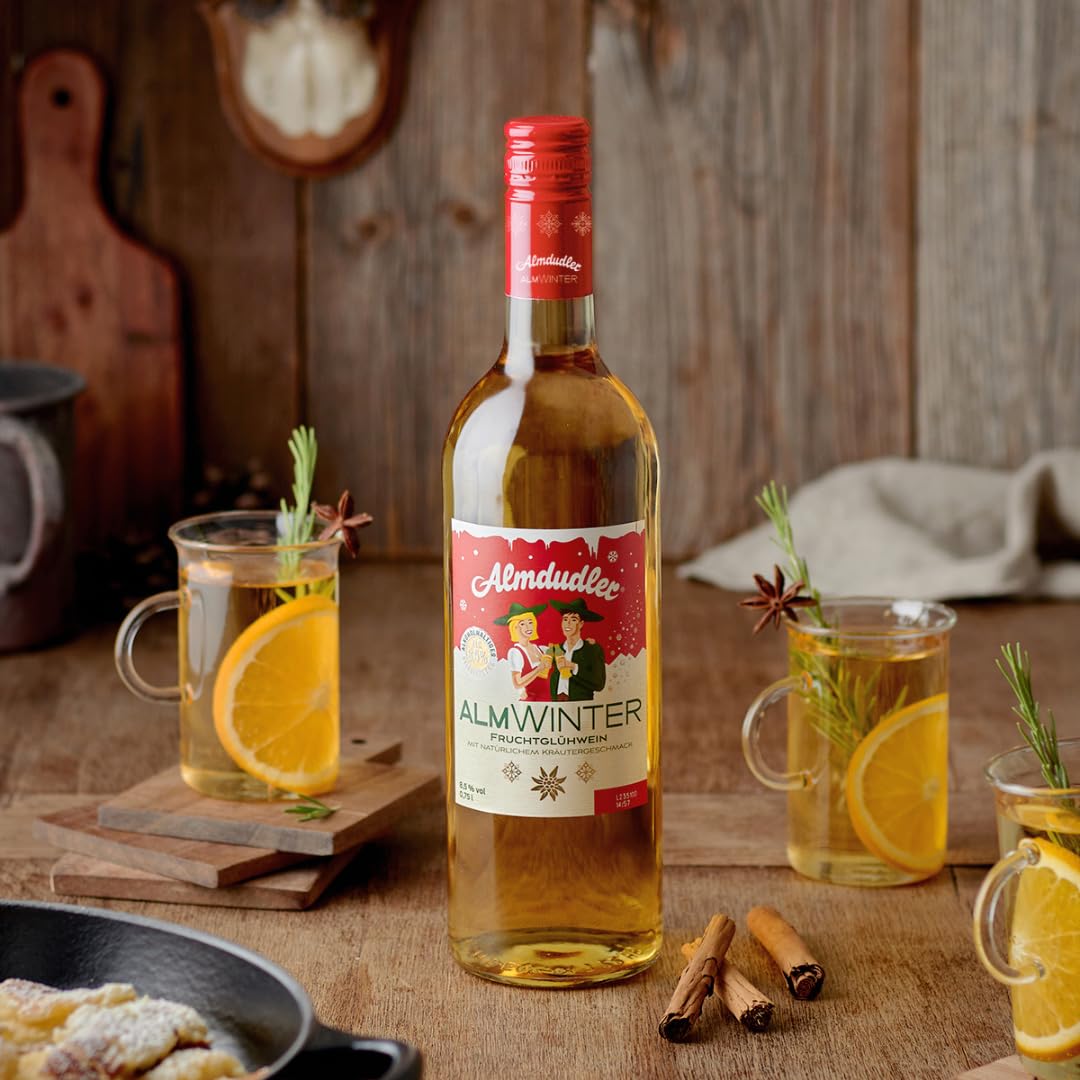 ALMDUDLER - Almdudler Almwinter | Feinster Fruchtglühwein, inspiriert von Österreichs beliebtester Kräuterlimonade, für herzerwärmende Momente | Inhalt: 6x 750ml, 8,5% vol.