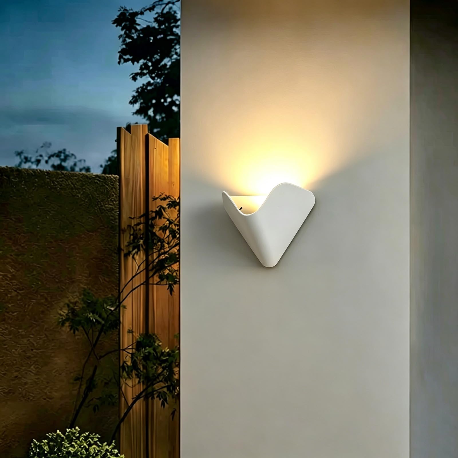 SDUYTDG IP65 Waterproof Outdoor Wall Lights, Aluminum Exterior Lighting Fixtures Modern Outdoor Wall Sconce Lights for House, Garage, Porch, Doorway