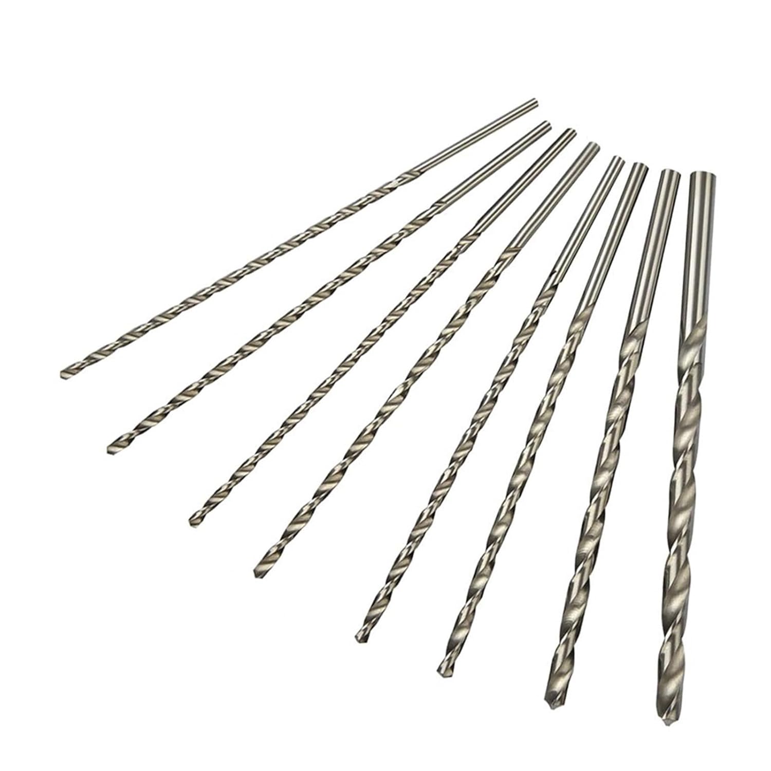 1mm-13mm Long Drill Bits Twist Bit (1/1.5/2/3/3.2/3.5/4/4.5/5/5.5/6/6.5/7/8/9/10/11/12/13mm) 5Pcs(3.5x112mm 5pc)