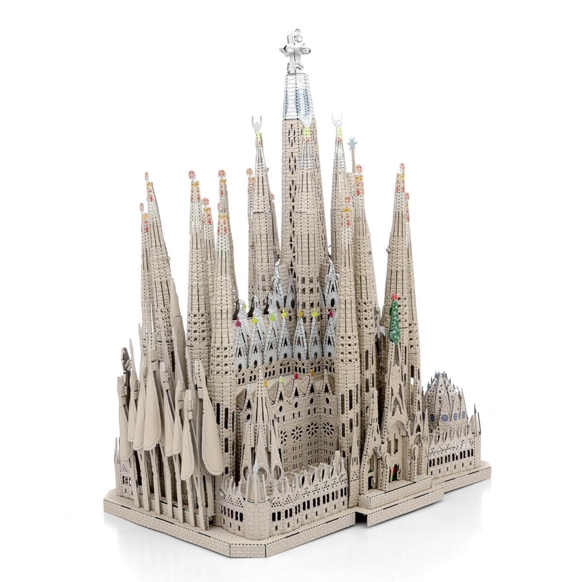 Metal Earth 3D Metallbausatz Bauwerk Sagrada Familia ab 14 Jahre | Präzise lasergeschnittene Metallteile zum Zusammenstecken ohne Klebstoff. Detailreiche Modelle mit bebilderter Bauanleitung