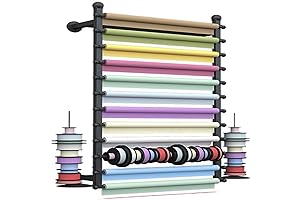 Wall-Mounted Display Rack for Clothing, 12-Layer Storage Organizer