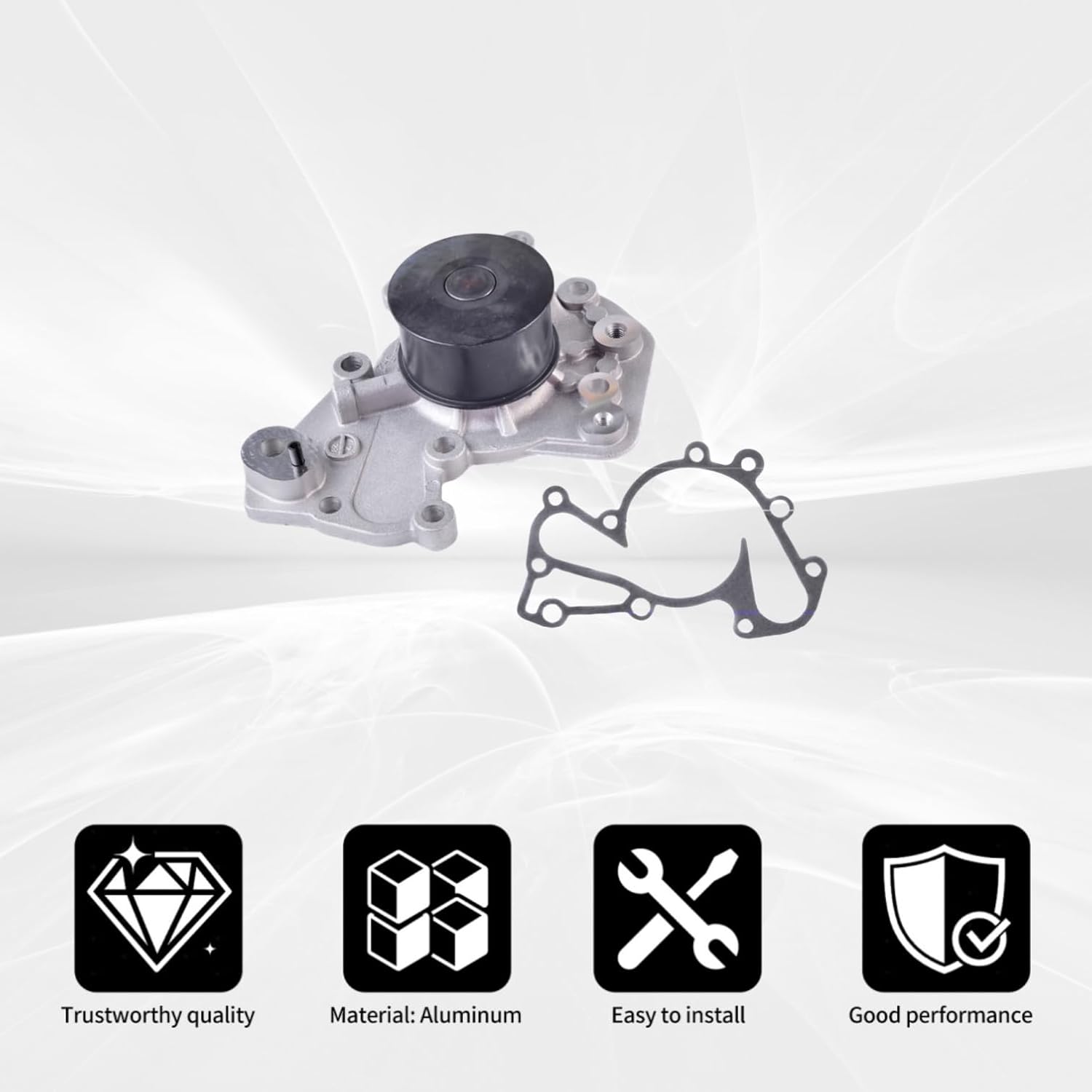AW9462 Engine Water Pump Compatible with Hyundai Santa Sonata Tiburon Tucson, Kia Magentis Optima Sportage, Engine V6 2.7L