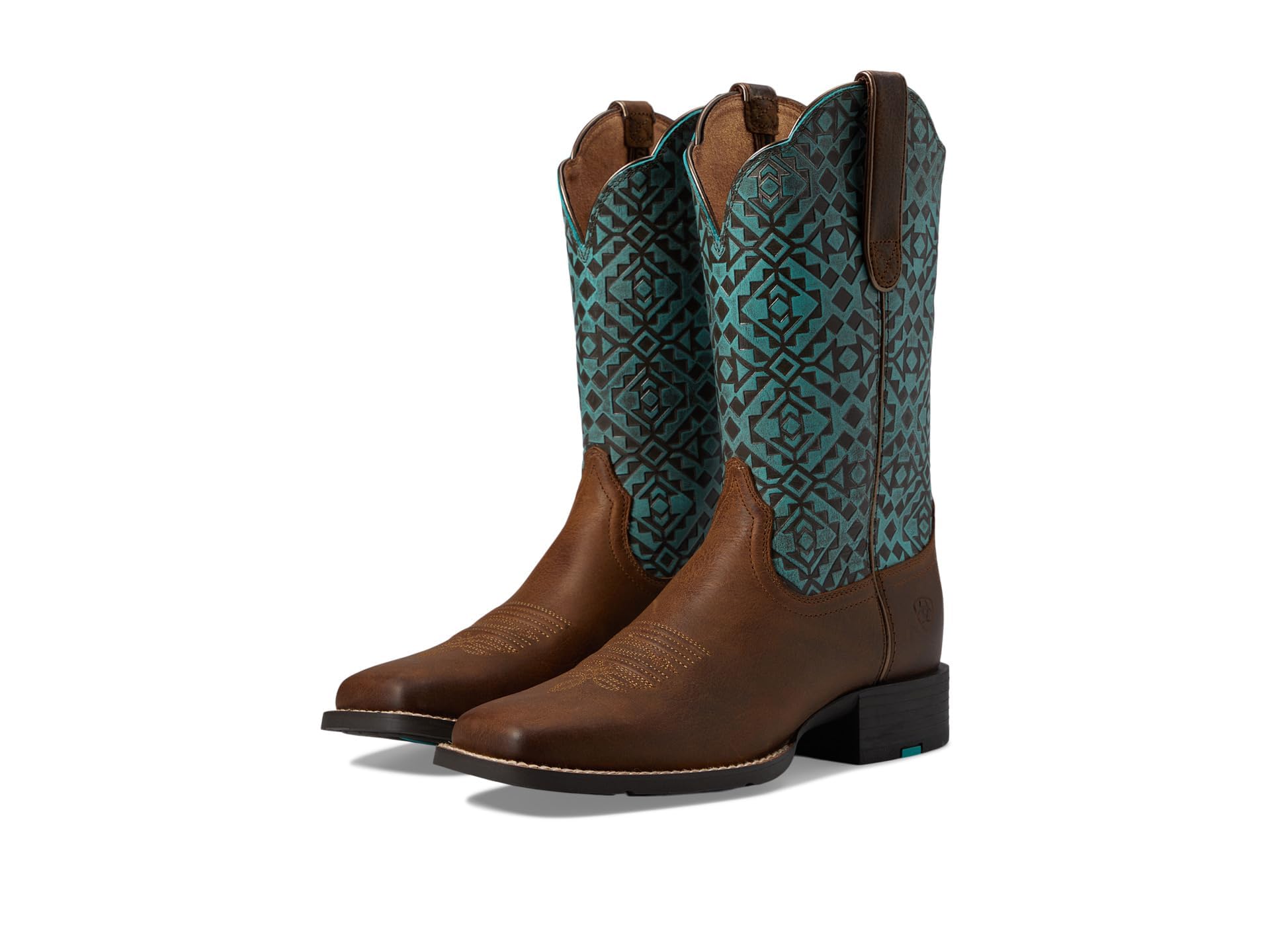Ariat Women's Round Up Wide Square Toe Western Boot