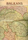  1 CARTE COULEURS DEPLIANTE DES BALKANS- DE DIMENSION 50 Cm X 65 Cm ENVIRON -CARTE TARIDE N°144bis - ECHELLE 1/2085000e.