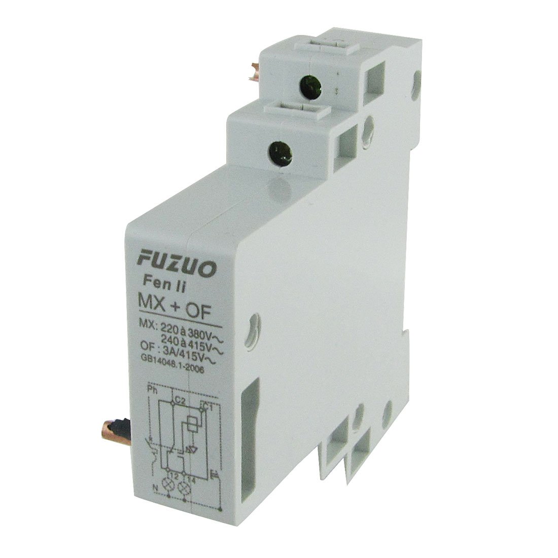 IEUMJNAT MX+of Shunt Release Auxiliary Switch AC 220V for MCB Circuit Breaker
