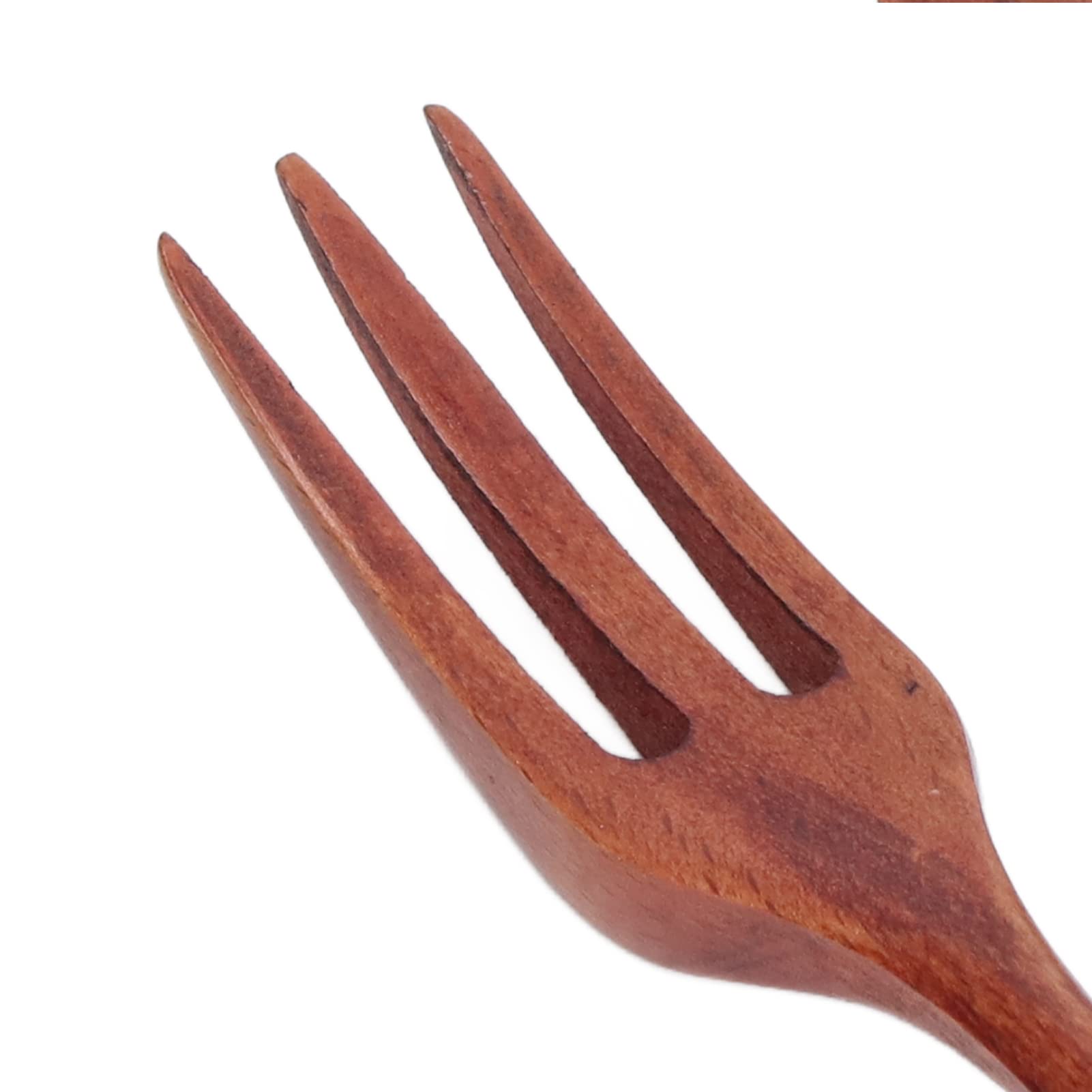 BELOF Servies 30Pcs Imitatie Houten Handvat Servies Bestek Set Rvs