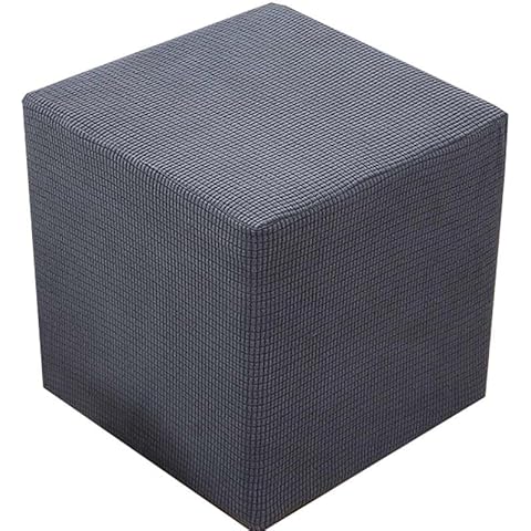 AQIGR Ottomane Schonbezug Quadratische Stretch Hocker Bezug hocker Bezug Cover