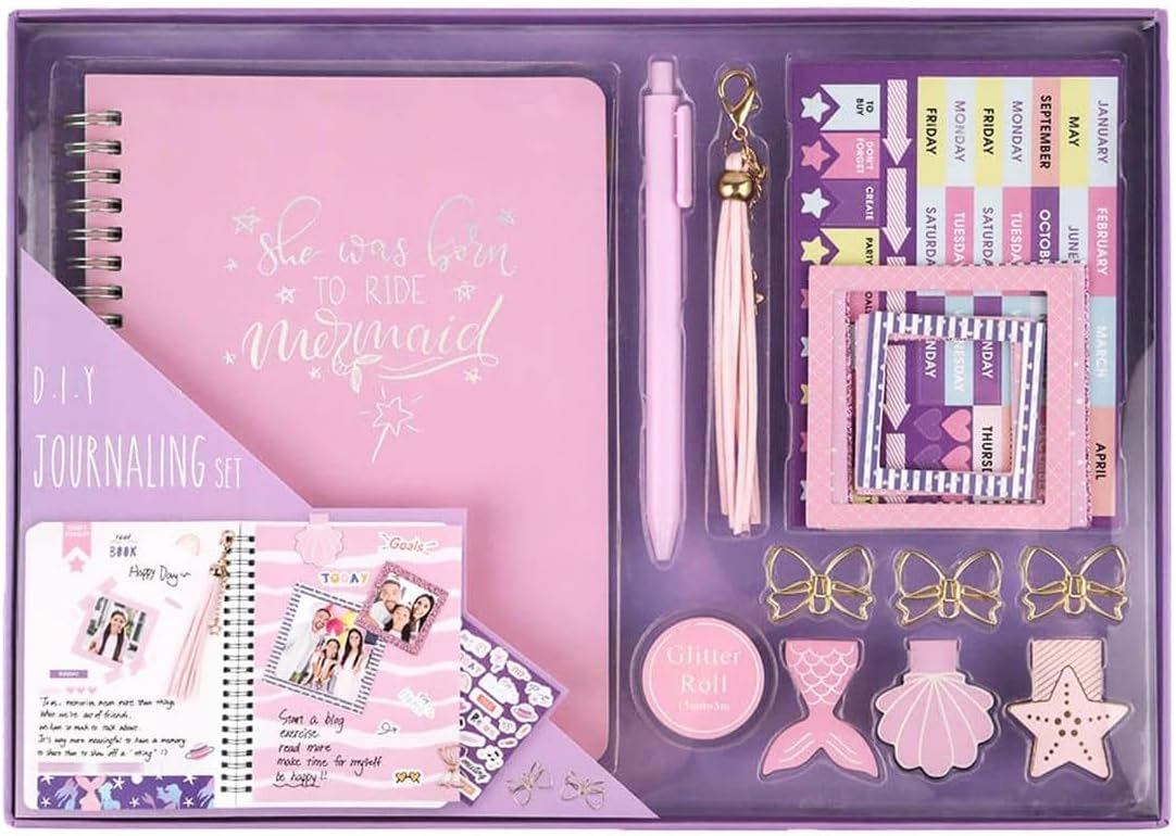 OYLOLA Cute RFID Wallet For Girls - Trendy Pink Wallet With Initials, Gift For Ages 7-14