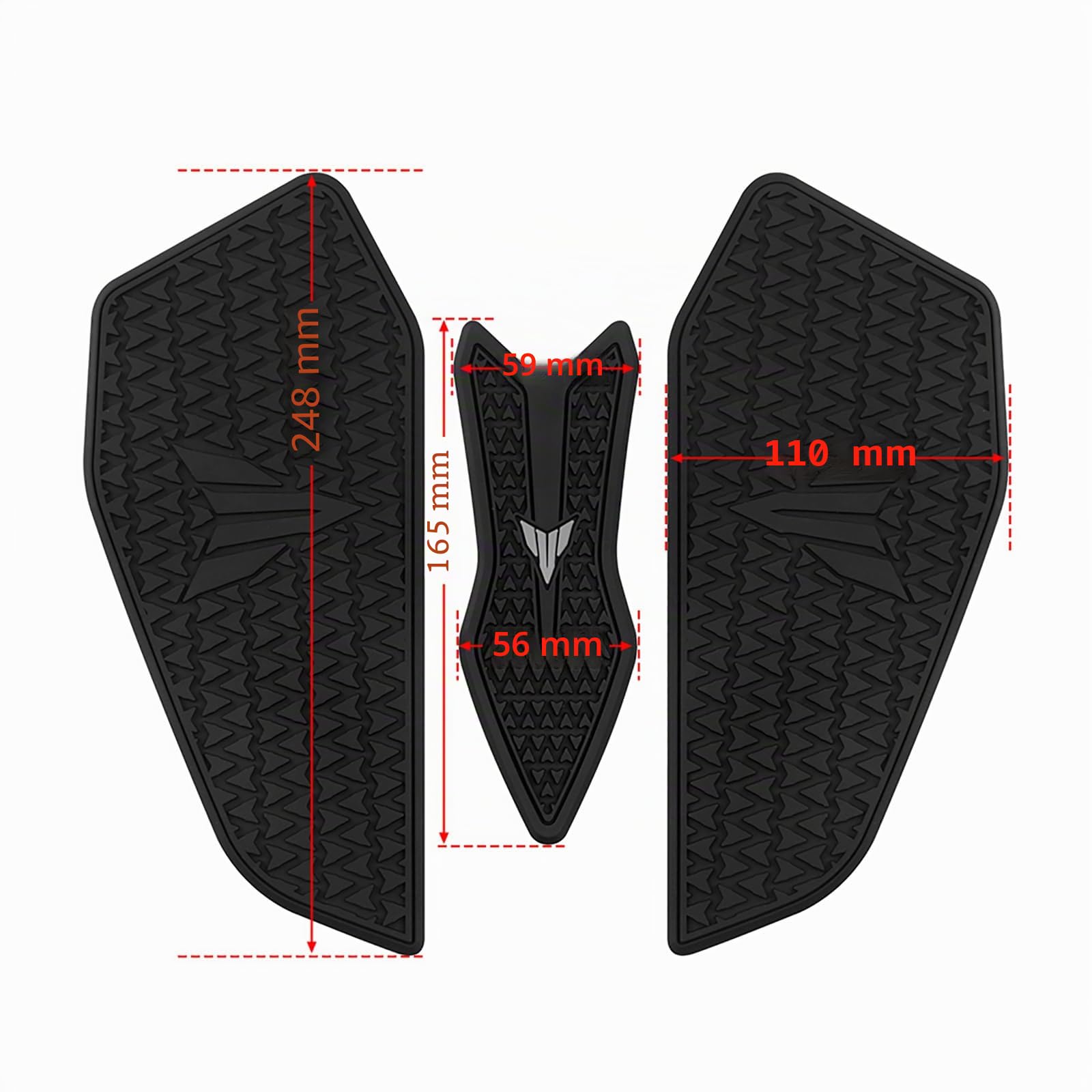 Tankschutz Tankpad für Motorrad Anti-Rutsch-Aufkleber für Kraftstofftank für MT-07 MT07 MT 07 2025