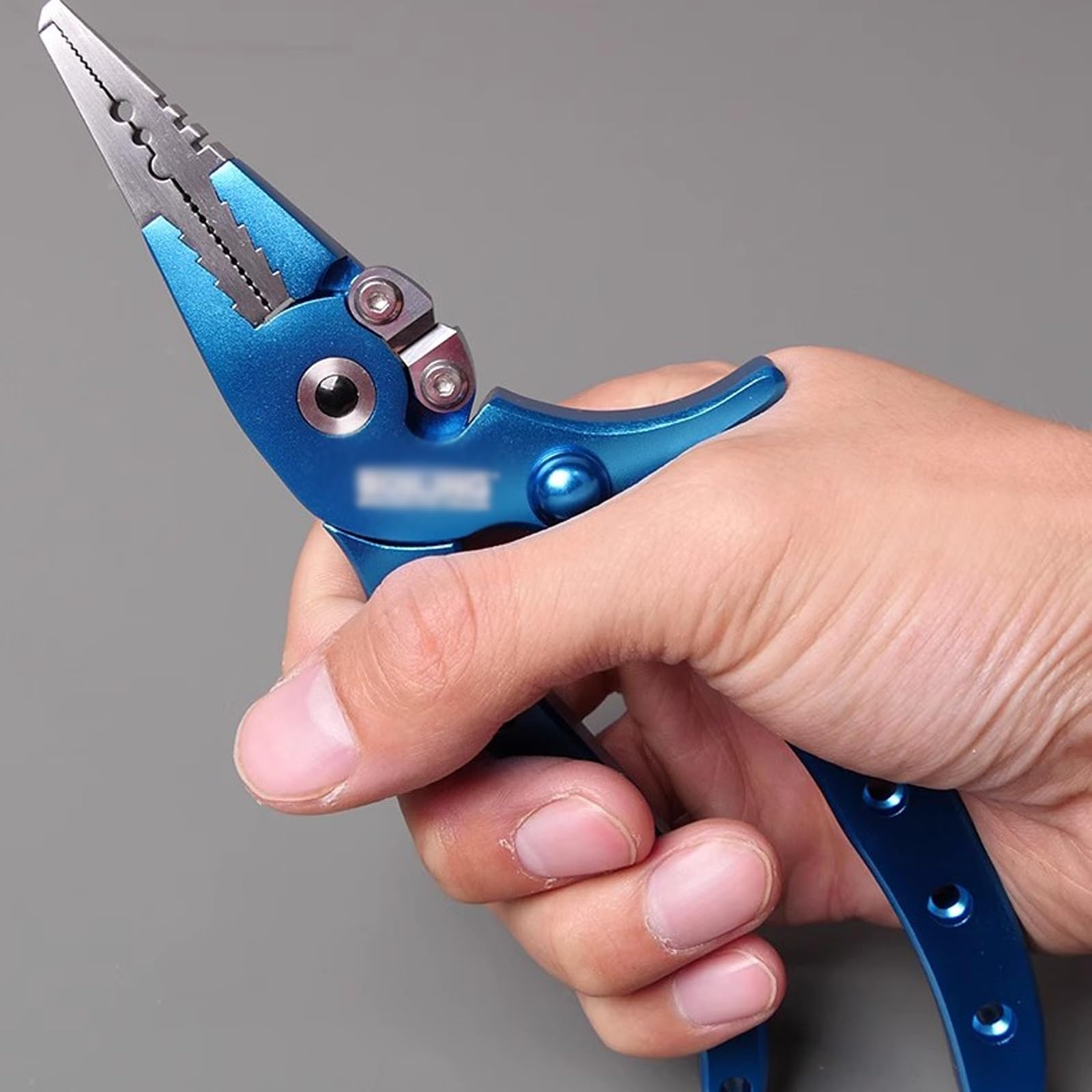 Pinze da Pesca Pinze da Pesca, pinze da Pesca in Acqua salata con Anello Diviso, rimozione ami da Pesca, pinze da Pesca a Mosca, Regali for Attrezzatura da Pesca for Uomo Ganasce Multifunzione
