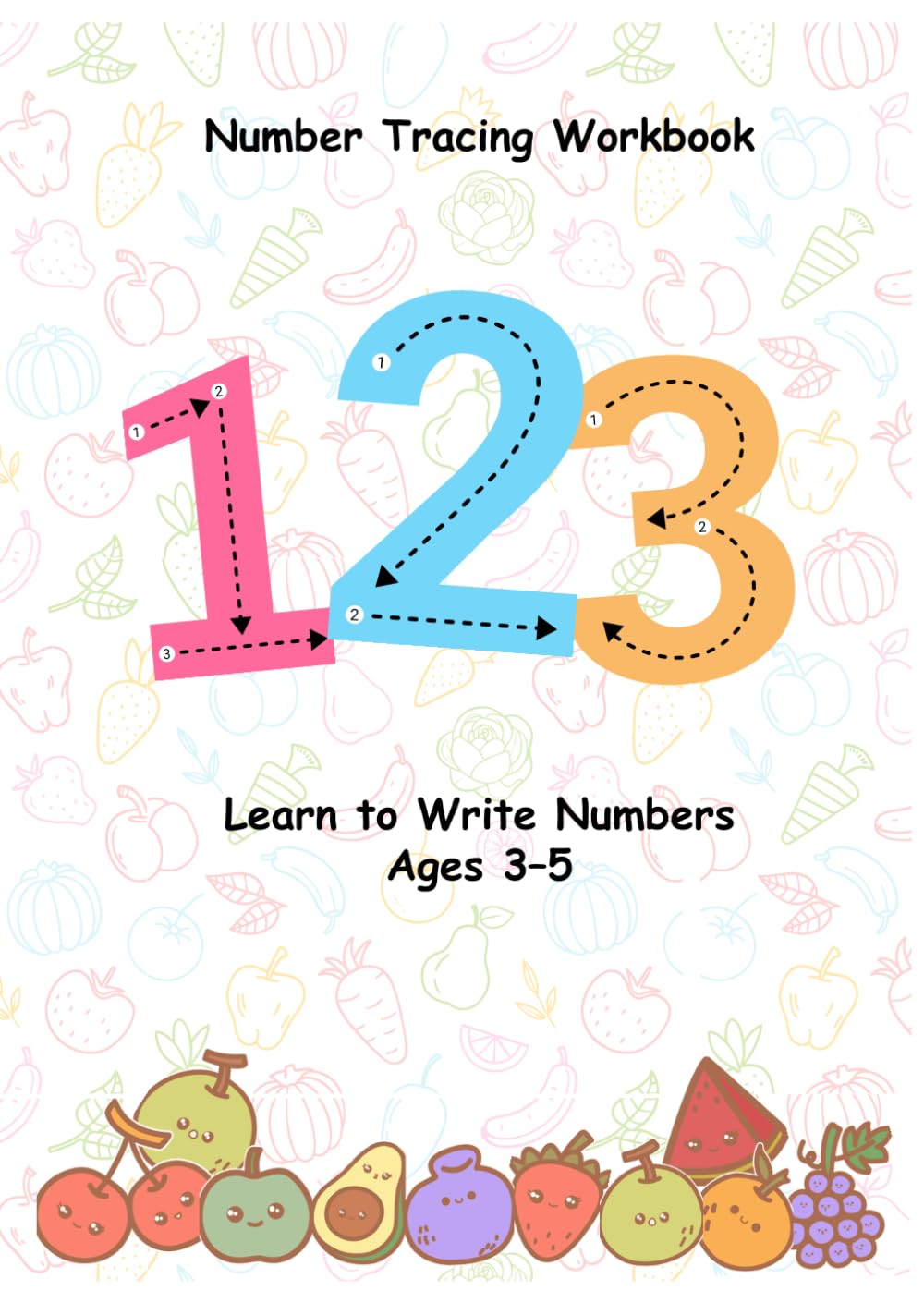 3歳〜5歳のお子様向け数字なぞり書きワークブック (楽しく学べるワークブックシリーズ)