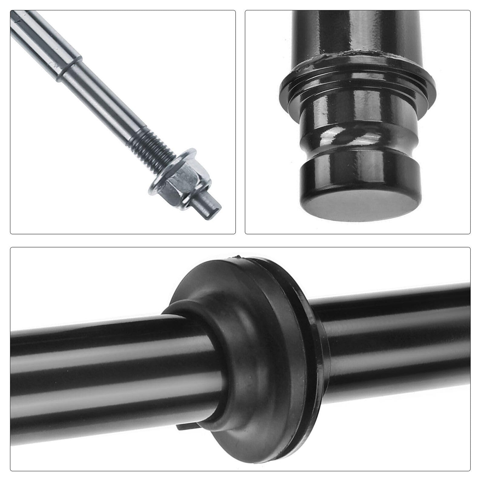 HDOZTOJI 2pcs Suspension Shock Absorber Strut and Spring Set Front Left Right Black with Coil Mount for Cadillac for STS 3.6L/4.6L 2005-2009 & 4.4L 2006-2009