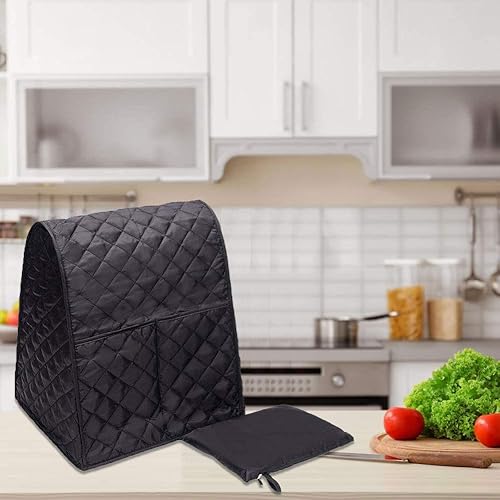 Miniatura 6 de Kitchen Aid - Cubierta para batidora, cubiertas negras para batidora, accesorios para batidora de pie compatibles con mezcladores Kitchenaid