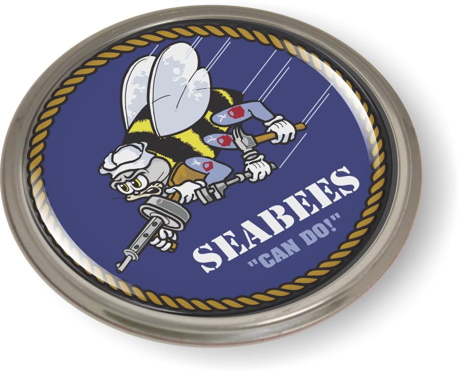 Amazon.com: BestLicensePlateFrames - U.S. Navy Seabees Naval