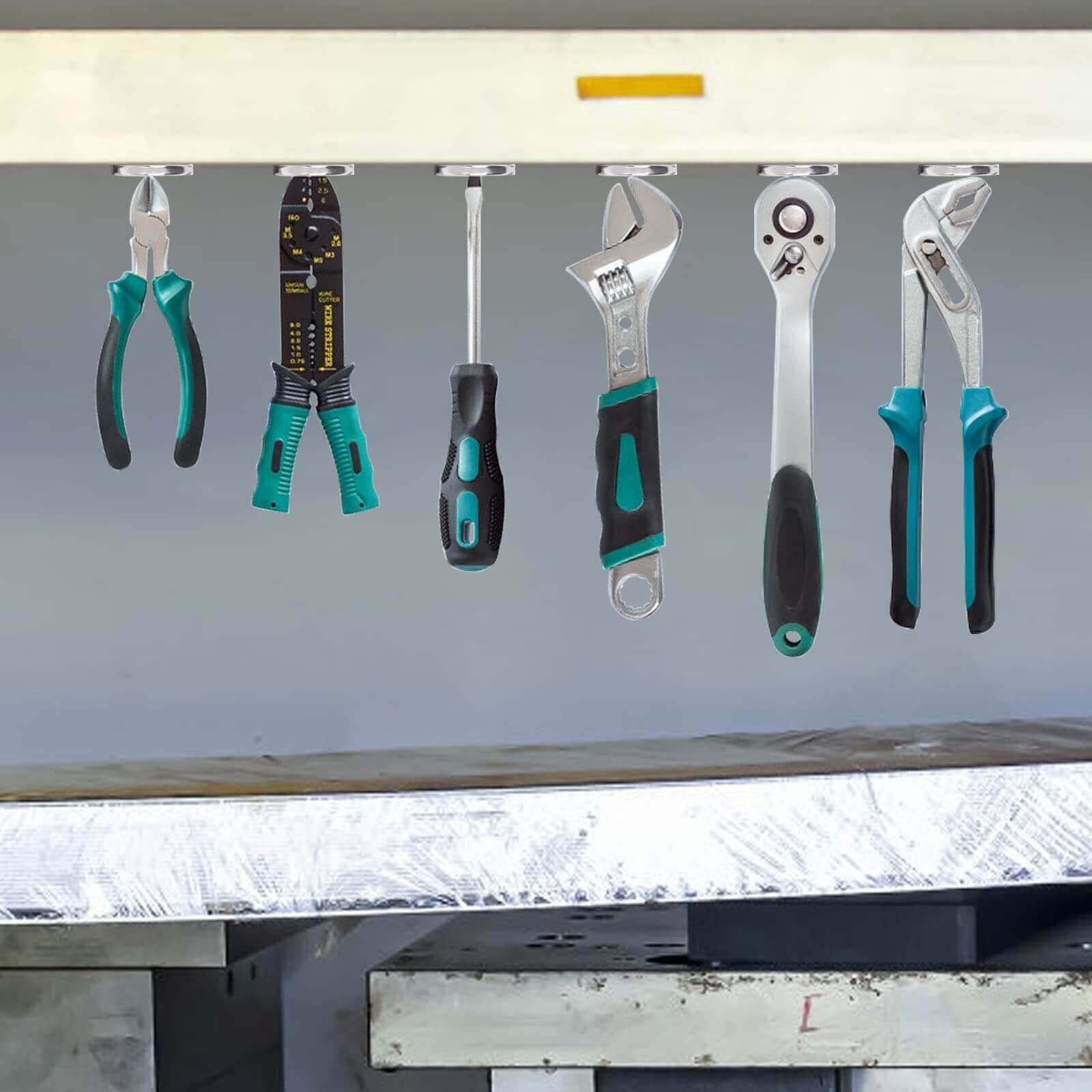 MIN CI 50 Pcs Super Strong Neodymium Disc Magnets, 15mm x 2mm Tiny Small Magnets for Dry Erase Board Whiteboard Office Fridge Crafts, Heavy Duty Round Rare Earth Magnets for DIY Scientific Models