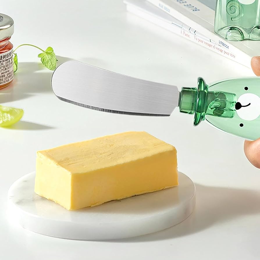 Amazon | バタースプレッドナイフ - ベアスタンドハンドル付き