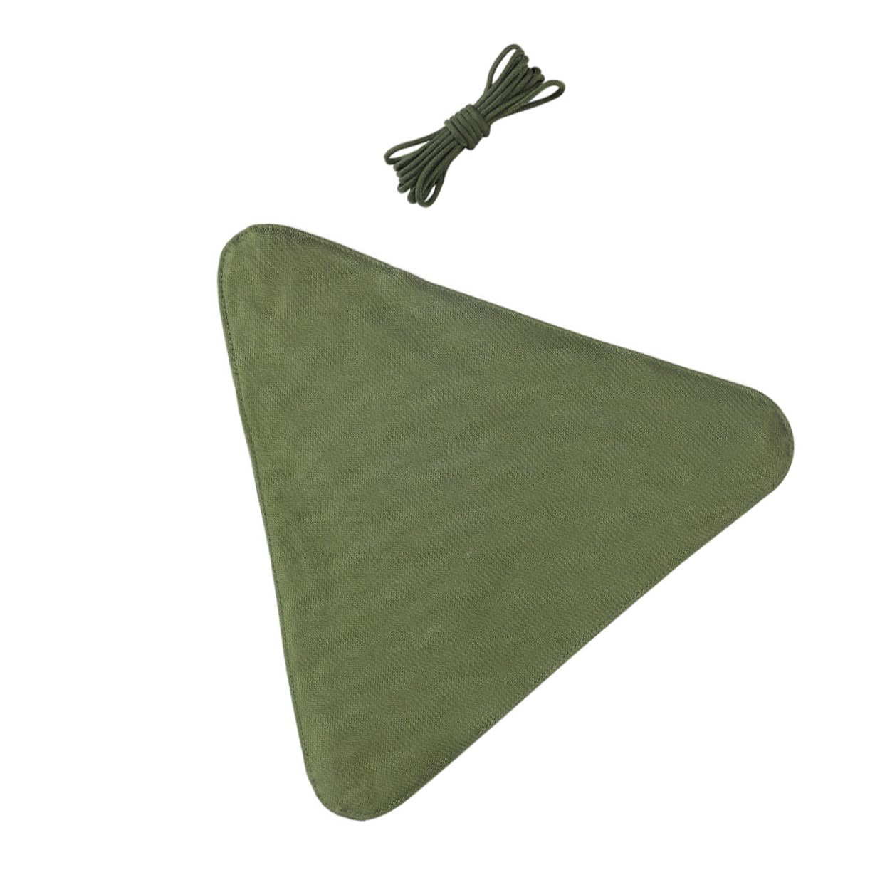 Abaodam 3 Pezzi Sgabello Da Pesca Portatile Sgabello Da Campo Imbottito Posto a Sedere Pieghevole Sgabelli Panno Per Sgabello Da Campeggio Strumento Di Pesca Alto Piccolo Green Nylon