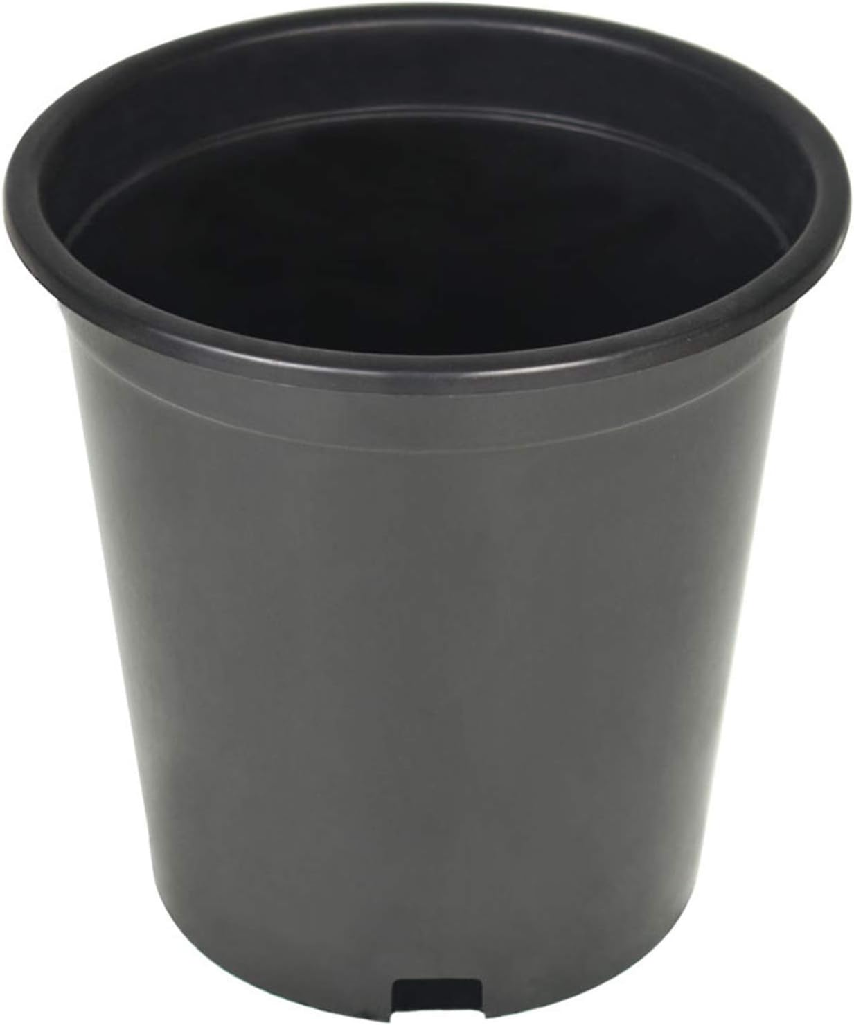 10-Pack 0.7 Gallon Premium Black Nursery Pot Plant Container Garden Planter Pots (0.7 Gallon)