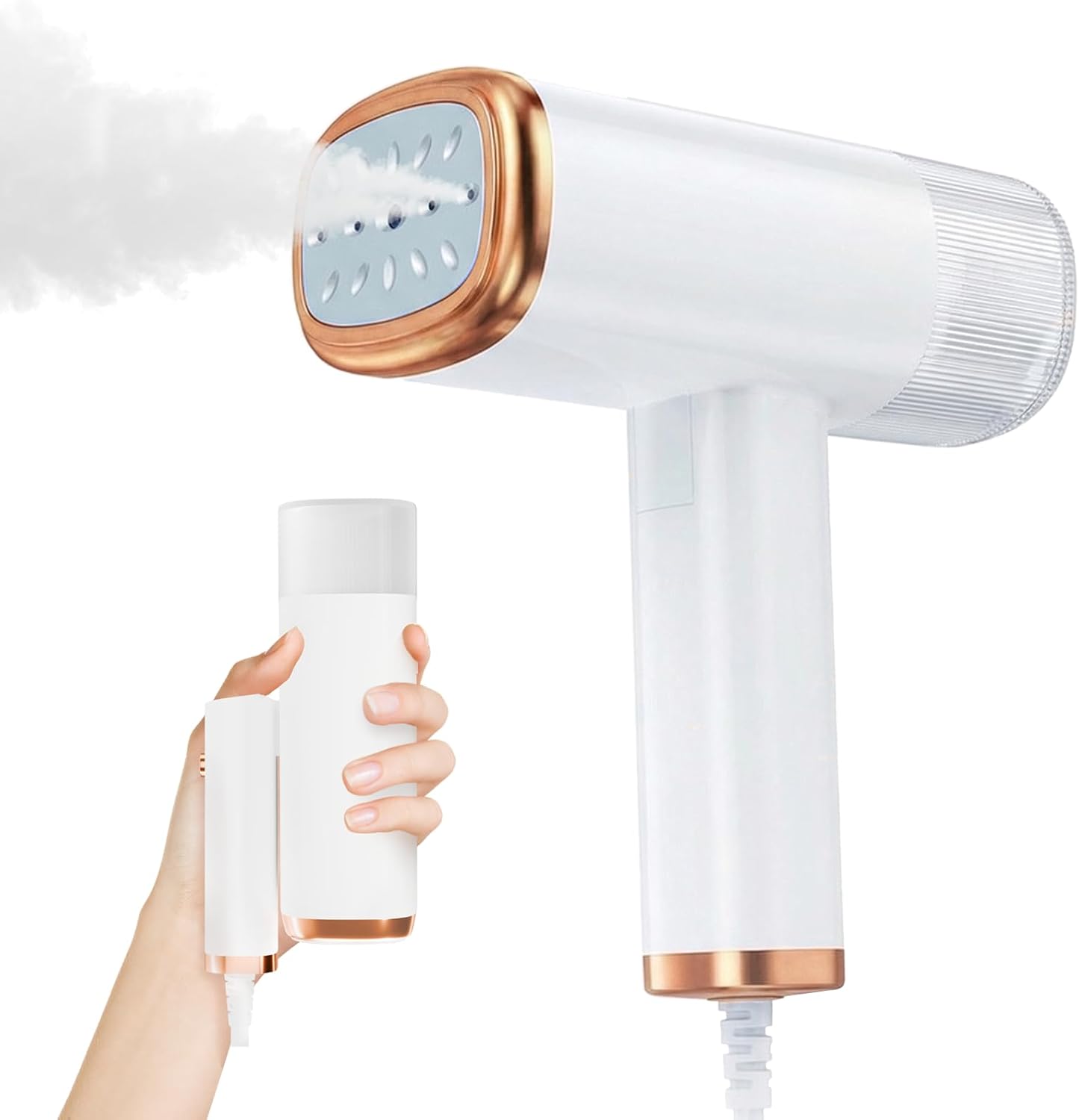 Handheld Steamer Iron for Clothes - 1000W Foldable Clothes Steamer Fastly Make Clothes Soft & Smooth with Strong Steam, 20-Second Heat Up, Suitable for All Fabrics, Mother's Day