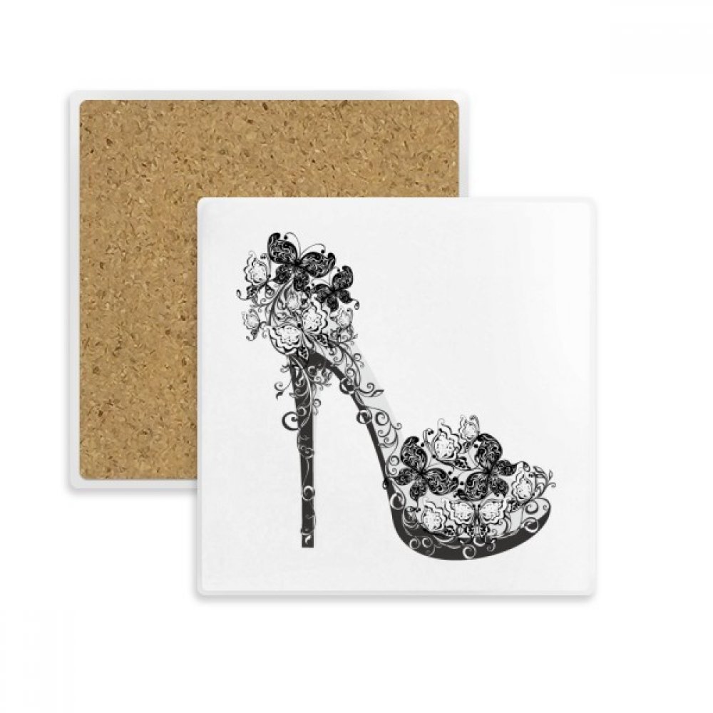 Dessous de verre motif papillon et fleur, une idée cadeau poétique et utile