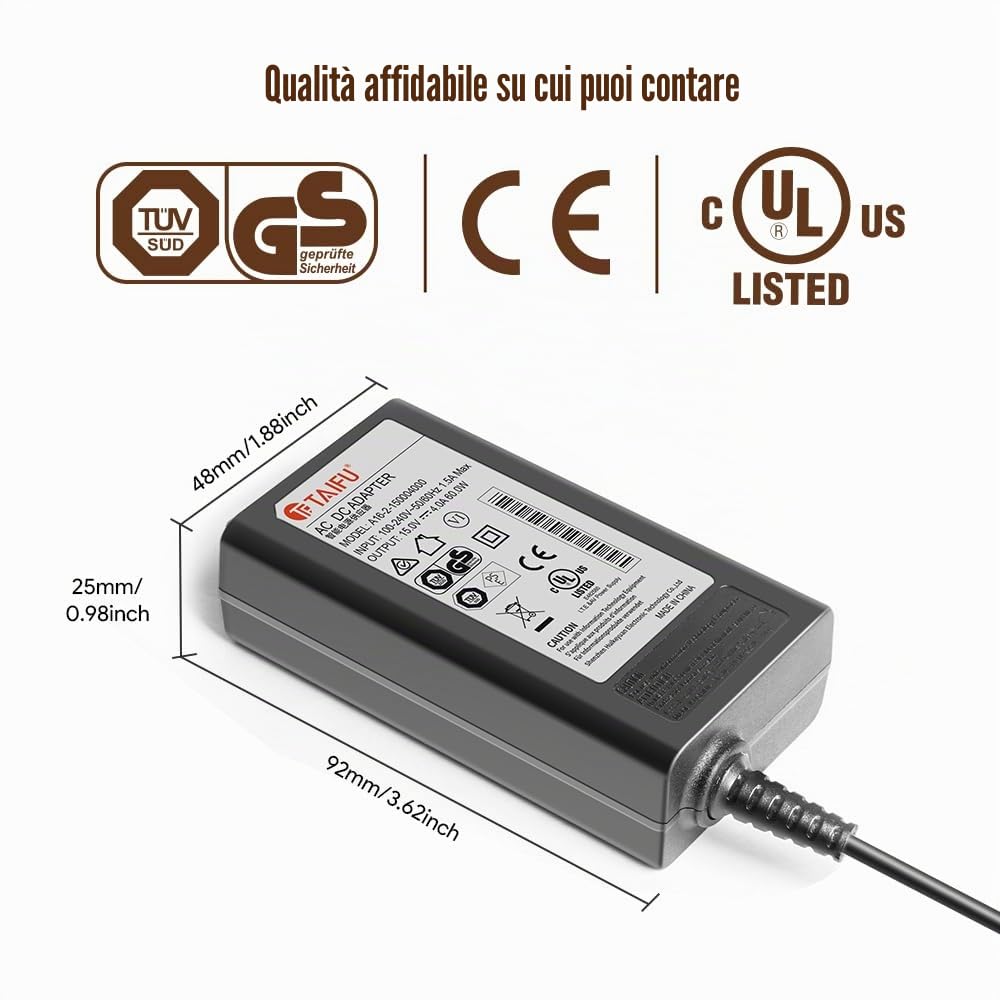 TAIFU DC 15V 4A Alimentatore Caricatore per FF FlashFish 500W 200W 150W G300 E200 EA200 EA150 Stazione di Cavo Alimentazione Portatile Powerstation Generatore Solare Caricabatterie